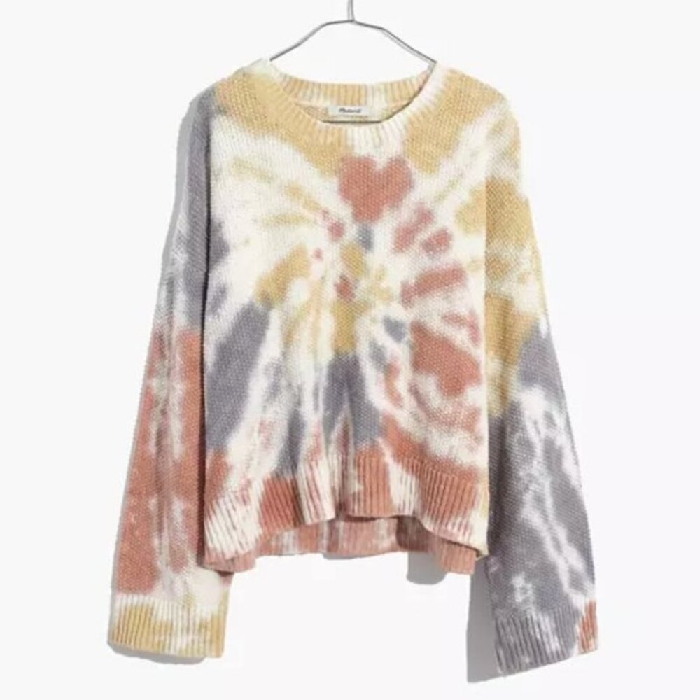 Madewell Westford Tie-Dye Pullover Sweater